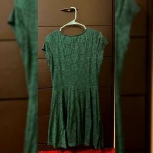 Green Lace dress, size L